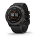 Garmin Fenix 6X Pro Solar Ti Carbon Grey DLC with black band 010-02157-22