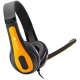 Canyon Headset HSC-1 PC Mic Flat 2m Black Yellow CNS-CHSC1BY