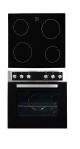 Falco 60cm Combi Oven & Ceran Hob Set, S/Steel CM6602-A1-SS03