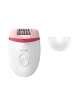 Philips Satinelle Essential Corded Compact Epilator - White/Pink BRE235/00