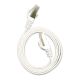 VolkanoX Giga series Cat 7 Ethernet cable 1meter - white gold tips VK-20063-WT