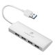 VolkanoX Media series 4 port USB hub with power adaptor VK-20208-SL