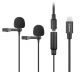 Boya Digital Dual Lavalier Microphones for iOS BY-M2D