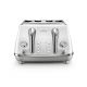 DeLonghi  Icona Capitals 4 Slice Toaster - Sidney White  CTOC4003.W