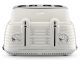 DeLonghi  Scultura 4 Slice Toaster: Limestone White  CTZS4003.W