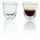DeLonghi Double Walled Espresso Glasses Set of 2 60ML