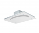 Falco 110CM Ceiling Extractor White Glass FAL-100-38WH