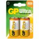 GP Ultra Alkaline D-Size Card Of 2