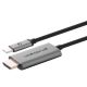 VolkanoX Core Screen series USB Type C to HDMI cable - 1.8m - Charcoal VK-20059-CH