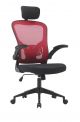 Jackson High Back Mesh Chair-Red & Black