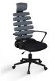 Spiral High Back Chair Charcoal Black