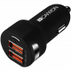 CANYON car charger C-04 2.4A/2USB-A Black CNE-CCA04B