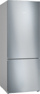 Siemens iQ300 Freestanding Fridge Bottom freezer 186 x 70cm Stainless steel KG55NVIE0N