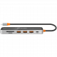 CANYON hub DS-13 7in1 4k USB-C Transparent Space Grey CNS-TDS13