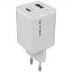 CANYON charger CU45AC GaN 45W 1xPD 1xQC EU White CNS-CUW45AC