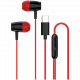 CANYON headphones SEP-5 TYPE-C Red CNS-CEP5R