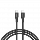 CANYON cable CC60SC10 C-C 60W 1m Silicon Black CNS-CC60SC10B