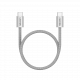 CANYON cable OnWire 60MG C-C 60W Magnet Braided 1m Light Grey CND-CCMG60AB15LG