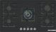 Bosch Series 6 Gas Hob 90 cm Tempered glass Black PPQ9B6I40M