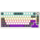 LORGAR KBP7075W Wireless Mechanical Gaming Keyboard Pro Beige LRG-KBP7075W-RT-US