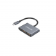 CANYON hub DS-3 3in1 USB-C Dark Grey CNS-TDS3