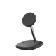 CANYON wireless charger WCS-205 15W Qi2 2in1 w/o adapter Black CNS-WCS205BW/A