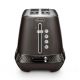 Delonghi Diadema Long Slot Electric Toaster Black  
