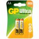 GP Ultra Alkaline AA Card Of 2