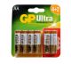 GP Ultra Alkaline AA Card Of 6