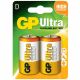 GP Ultra Alkaline D-Size Card Of 2
