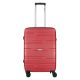 Highlander Bondi ABS 4-Wheel Spinner 65cm Luggage Red