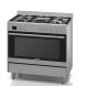 Bosch Series 6 Dual fuel range cooker Stainless steel 90cm Gas/Electric oven HSB737357Z
