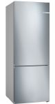 Bosch Series 4 Freestanding Fridge Bottom freezer 186 x 70cm Stainless Steel KGN55VI20Z