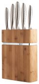 Forme 5 pce knife set with wooden block