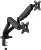 Unimount Spring-Assisted Dual Monitor Arm