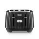 DeLonghi Ballerina 4 Slice toaster - Furnace Black CTD4003.BK