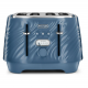 DeLonghi Ballerina Seta : 4 Slice Toaster - Silk Blue CTDS4003.BL