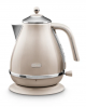 DeLonghi Icona Metallics 1.7L Electric Kettle Iridescent Beige KBOT3001.BG