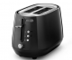 DeLonghi Eclettica 2 Slice Electric Toaster: Black CTY2103.BK